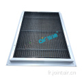 Grille de barre de sol en aluminium HVAC avec écran de filtre